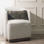 Amity home juno lumbar pillow in ash taupe   tibetan sheepskin