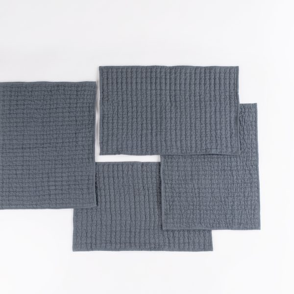 Catalina Placemat Linen, Steel Blue (Set Of 4)