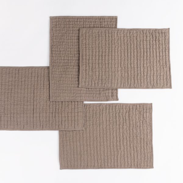Catalina Placemat Linen, Walnut Brown (Set Of 4)