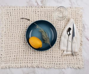 Amity home bryce linen dinner napkin set set of 4 in ivory   decorative edge stitching