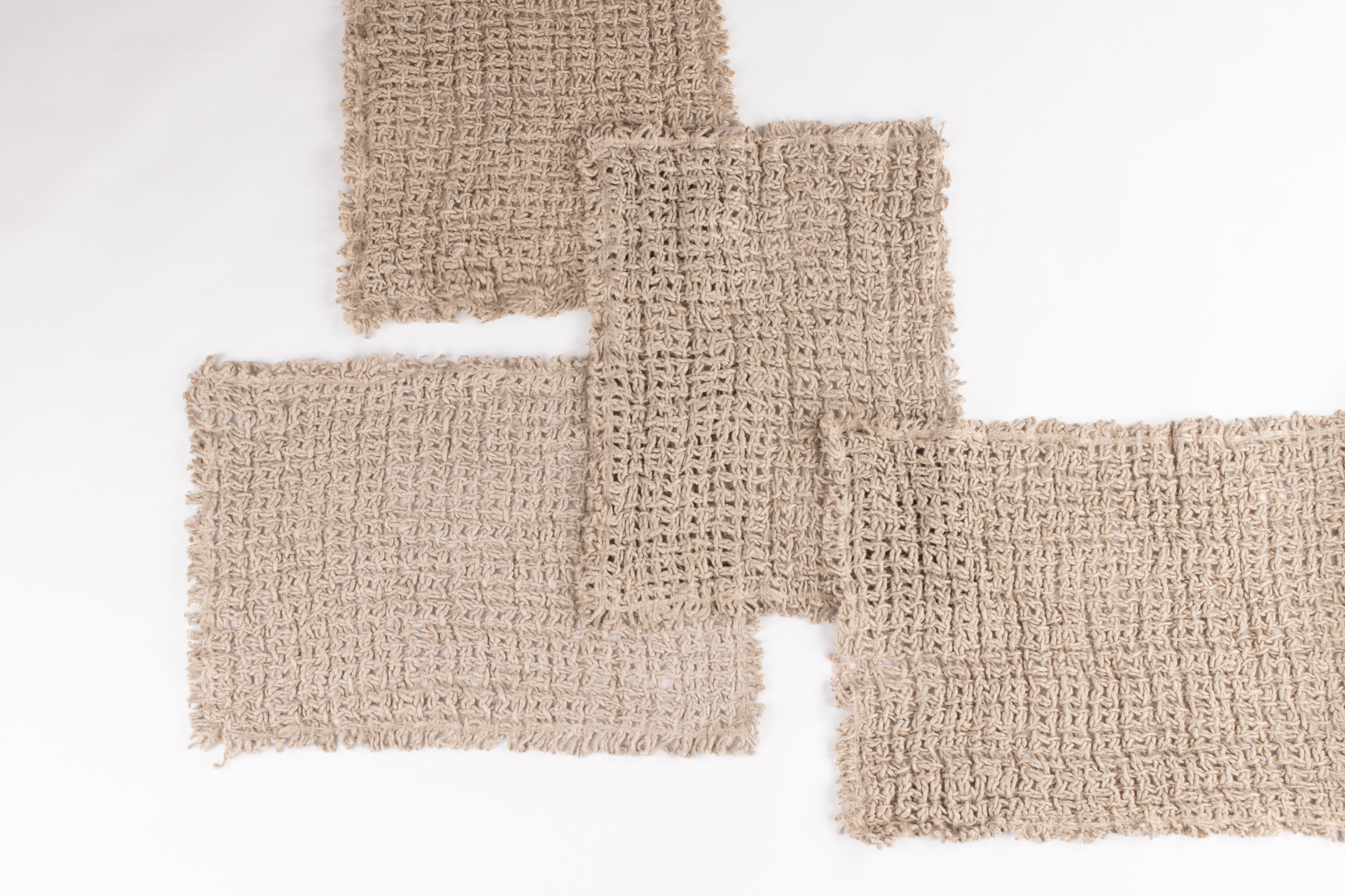 Pm937nset | Amity Home Amity home trawick linen placement set of 4 in natural open weave texture