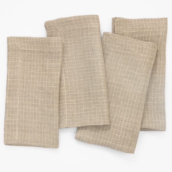 MAURY NAPKINS (Set of 4), MUSHROOM