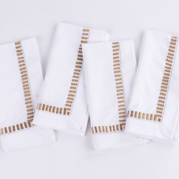 Savona Dinner Napkin Set (Set Of 4), Caramel
