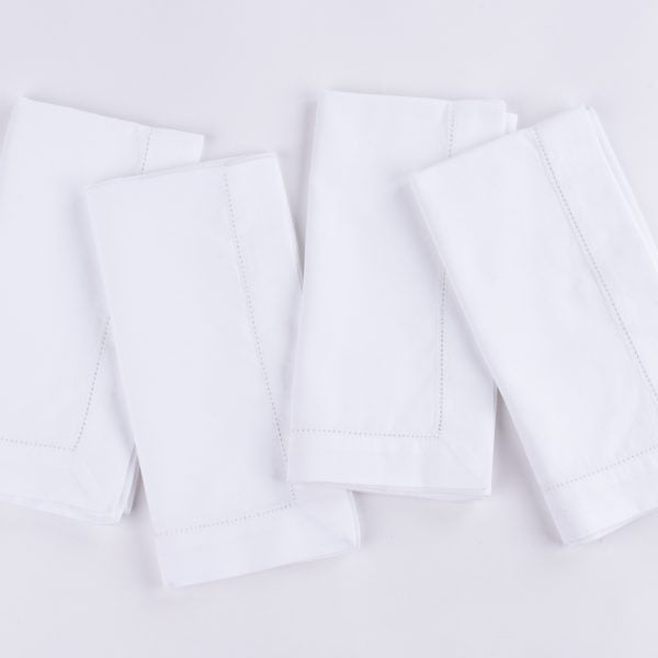 Murano Dinner Napkin Set (Set Of 4), White