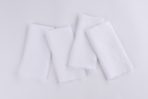 Amity home brisbane linen dinner napkin set in white   frayed edge detail