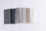 Amity home brisbane linen dinner napkin set set of 4 in seaglass   frayed edge
