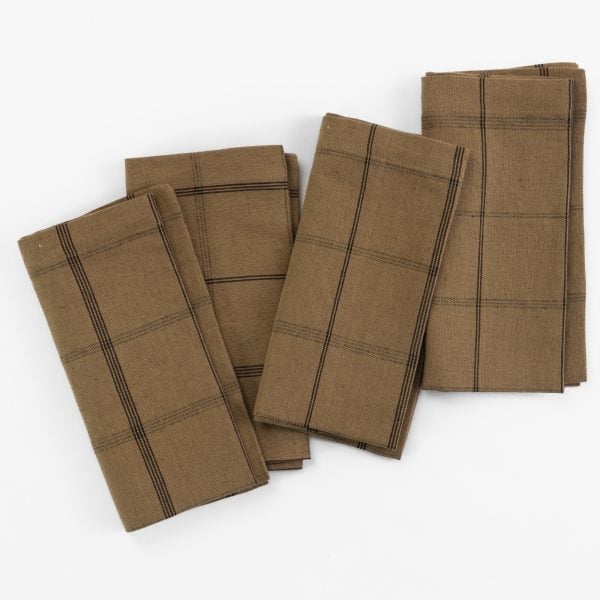 NELSON NAPKINS (Set of 4), LODEN