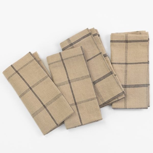 NELSON NAPKINS (Set of 4), MUSHROOM