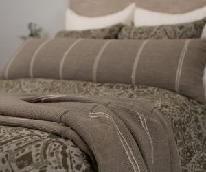 Amity home ramira duvet cover in cypress   intricate patterned print