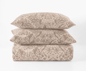 Amity home ramira duvet cover in mushroom   abstract pattern