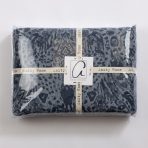 Amity home ramira duvet cover in steel blue   abstract patterned fabric