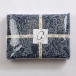 Amity home ramira duvet cover in steel blue   abstract patterned fabric