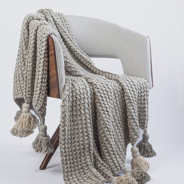 Lawrence, Grey, Throw