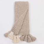 Amity home lawrence throw in natural   chunky knit texture