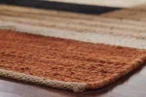 Amity home martin rug in terracotta multi   textured weave