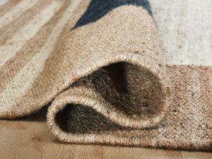 Amity home martin rug in natural beige   coarse woven texture