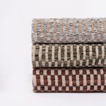 Amity home philips cypress x long bolster in multi color   woven leather strips