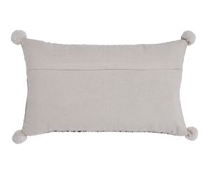 Amity home stewart bolster in neutral   pom pom corners