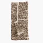 Amity home watson throw in tobacco   chunky woven texture