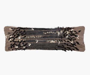 Amity home blakely bolster in bronze   textured woven design