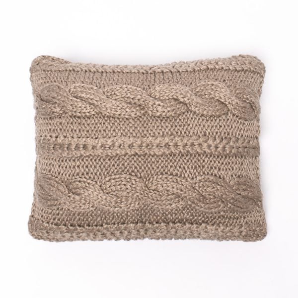 RAJ CABLE KNIT, OYSTER, STANDARD