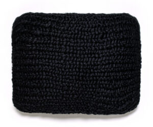 Amity home hannah chunky knit in asphalt   thick woven texture