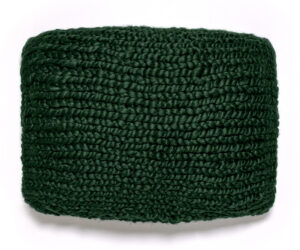 Amity home hannah chunky knit dutch euro in kale   chunky knit texture