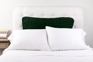 Amity home hannah chunky knit in kale dutch euro   bold textured weave