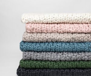 Amity home hannah chunky knit in kale   stacked chunky texture
