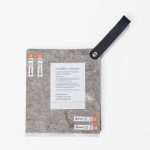 Amity home luxe felted pads in grey   perforated for custom sizing