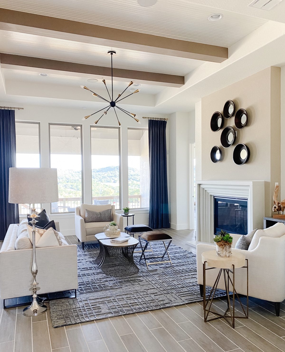 Amity home hudson rug in dark grey   textured geometric pattern