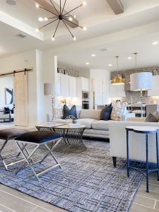 Amity home hudson rug in charcoal grey   textured grid pattern