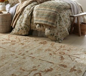 Amity home fayette rug in natural beige   hand woven texture