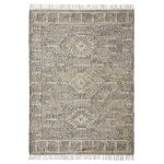 Amity home gwenith rug in natural grey   textured geometric pattern