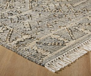 Amity home gwenith rug in natural multi   textured geometric pattern