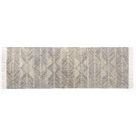 Amity home dixx runner in natural  grey   textured geometric pattern