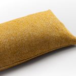 Amity home grant x long bolster in ochre   textured weave