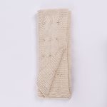 Amity home micah cable knit throw in natural   chunky cable knit texture