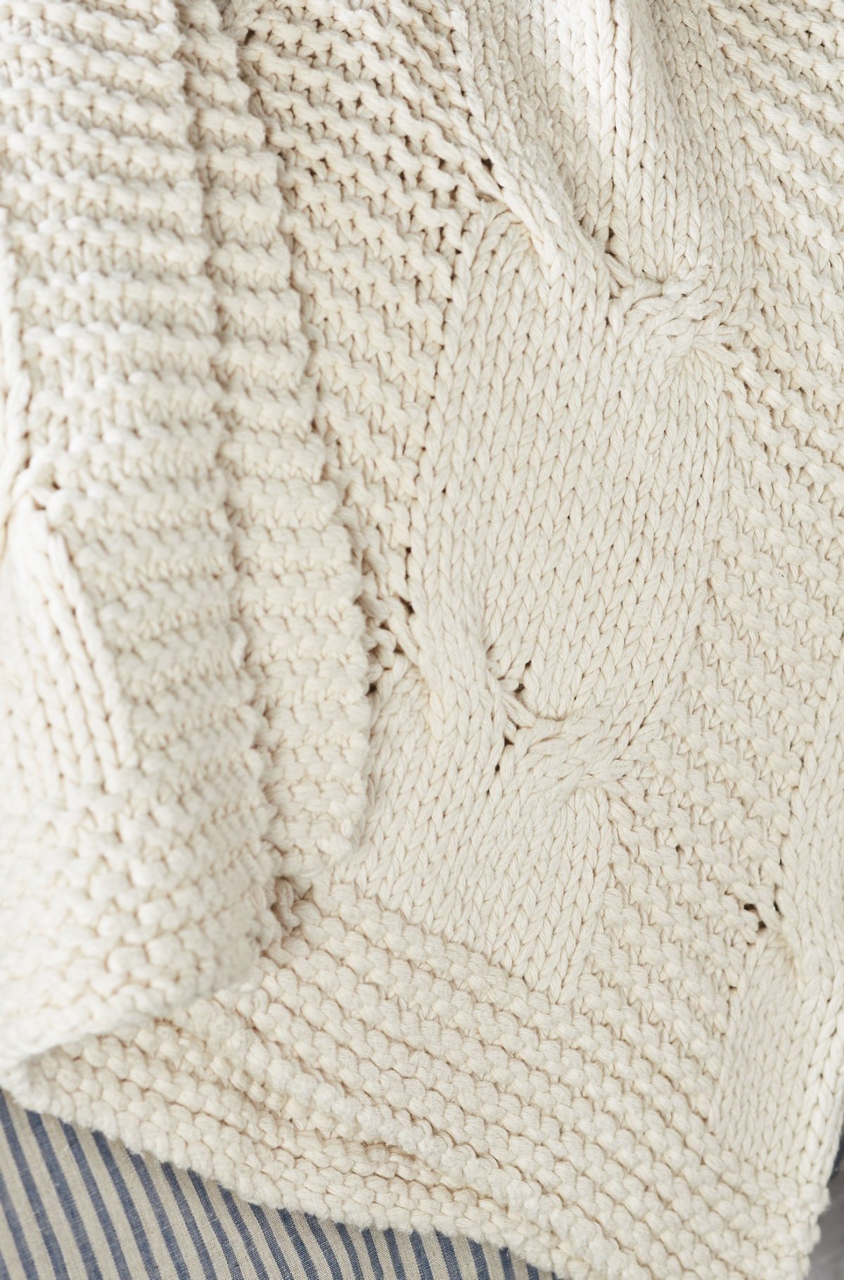 MICAH CABLE KNIT , NATURAL