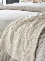 Micah Cable Knit , Natural