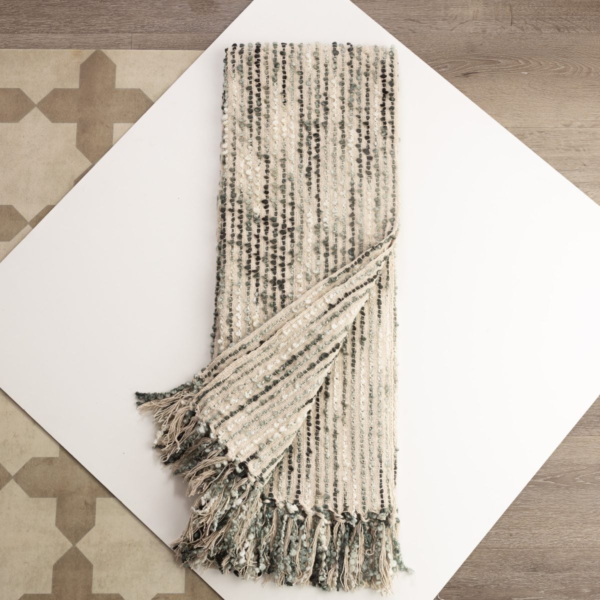 Amity home chase throw in ink   textured weave