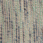 Amity home chase throw in peacock   nubby yarn stripes