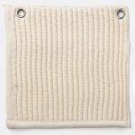 Amity home hancock coverlet swatch in ivory   basket weave texture