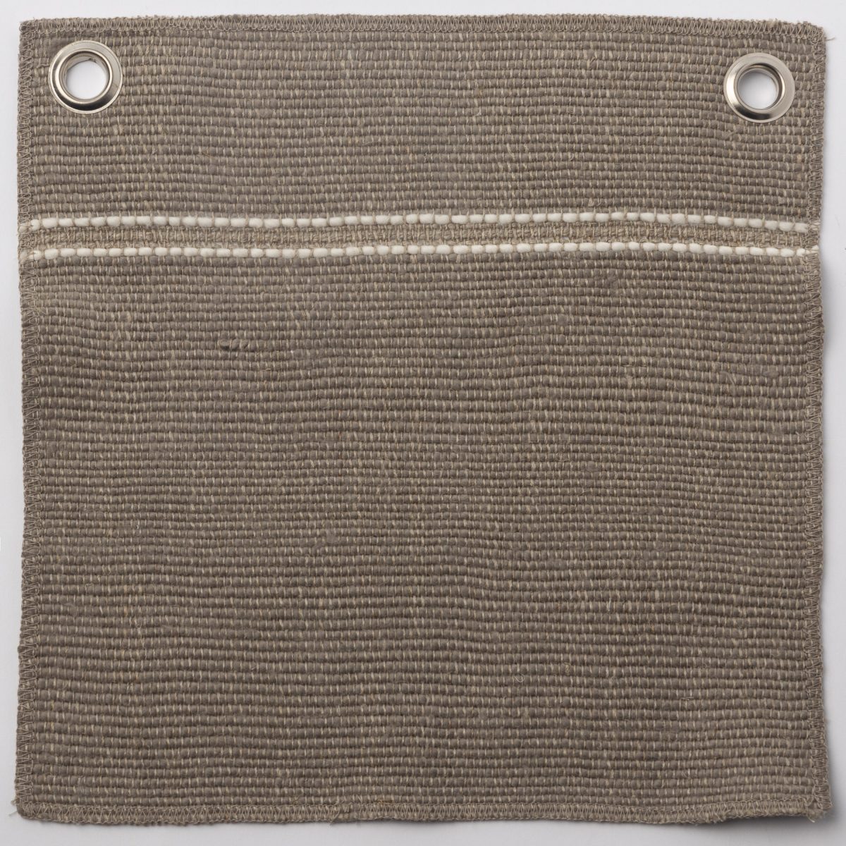 Amity home rhodes coverlet swatch in pewter   textured weave with stripe