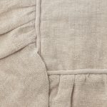 Amity home kiya bedspread swatch in natural   ruffled fabric texture