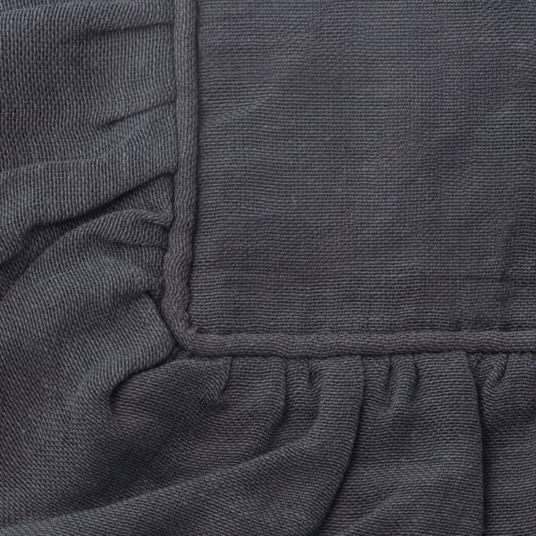 Amity Home Kiya Bedspread Swatch in Midnight Blue - Textured Woven Fabric