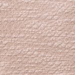 Amity home orlana coverlet swatch in petal pink   textured bouclé with gold threads