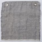 Amity home kent coverlet swatch in french blue   textured linen weave