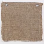 Amity home kent coverlet swatch in ochre   loose weave  grommets