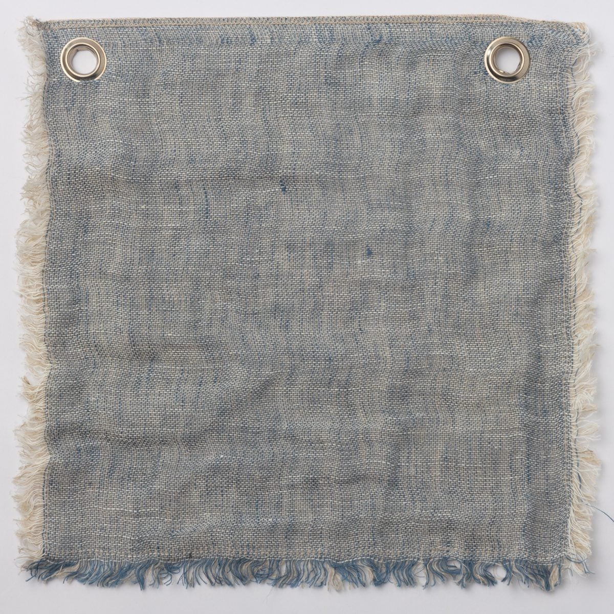 Amity home kent coverlet swatch in peacock   textured linen weave